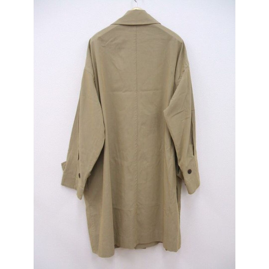 marka(マーカ)のmarka/2021SS/定価35200円/SHIRT COAT - 100/2 gv twill/1/ベージュ/コート/マーカ【メンズ】【中古】1-0609M☆ メンズのジャケット/アウター(その他)の商品写真