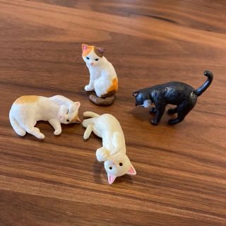 【値下げ】ふりむき三毛猫　うちの猫　ガチャ　三毛猫　茶ぶち  クロシロ　クリーム(その他)