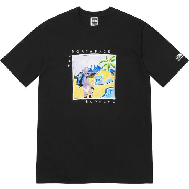 Supreme  The North Face Sketch tee 黒　L