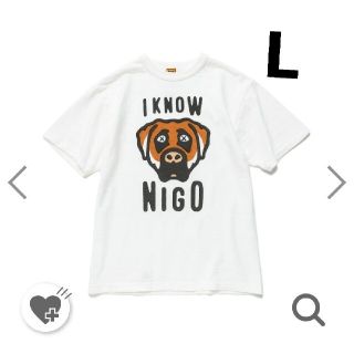 ヒューマンメイド(HUMAN MADE)のI KNOW NIGO KAWS T-SHIRT WHITE / L(Tシャツ/カットソー(半袖/袖なし))