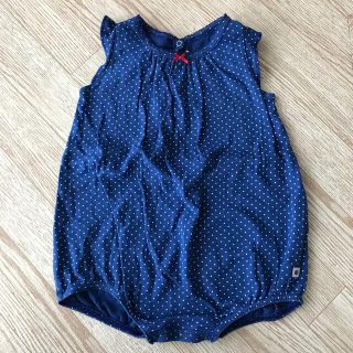 プチバトー(PETIT BATEAU)のプチバトー 18m/81cm ロンパース カバーオール 80(ロンパース)