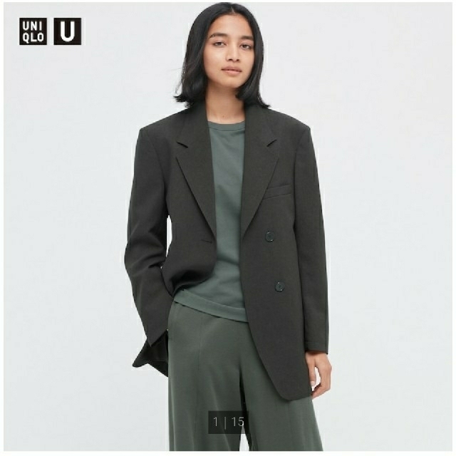 UNIQLO U　テーラード ジャケット セットアップ可能 447465 M