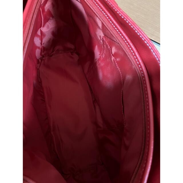 PinkyGirls(ピンキーガールズ)の【美品】Pinky Girls ピンキーガールズ 大容量ハンドバッグ 赤 レディースのバッグ(ハンドバッグ)の商品写真