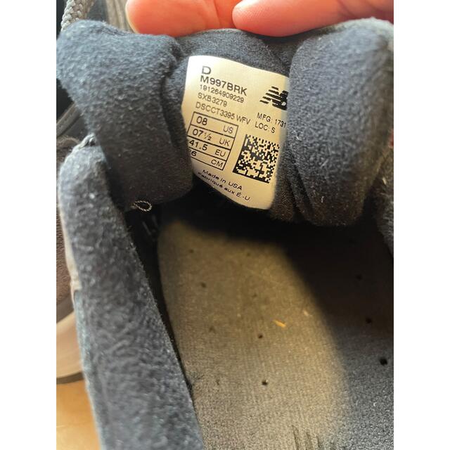 New Balance(ニューバランス)のレア美品 new balance M997BRK 26cm ニューバランス メンズの靴/シューズ(スニーカー)の商品写真