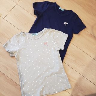 ハッカキッズ(hakka kids)のハッカキッズ　120　女の子　Tシャツ　２枚セット(Tシャツ/カットソー)