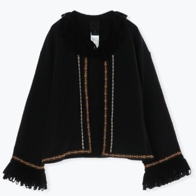 カラーGOLDENMULTIANNA SUI【新品】FAIRYTALE TRIM CARDIGAN Mサイズ