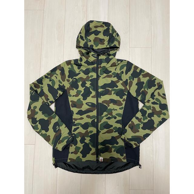 A BATHING APE ナイロンパーカー　カモフラ柄