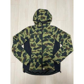 ナイロンジャケットA BATHING APE ナイロンパーカー カモフラ柄