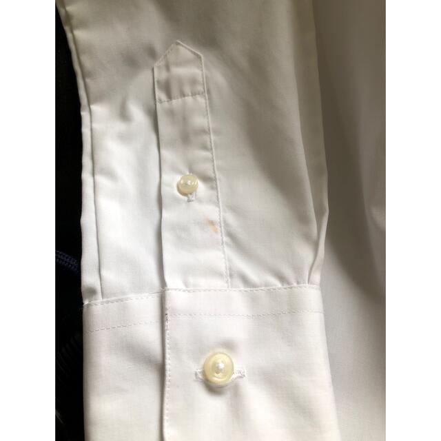 ORIHICA(オリヒカ)の白シャツ(長袖、半袖)、ストライプシャツ　3枚セット メンズのトップス(シャツ)の商品写真
