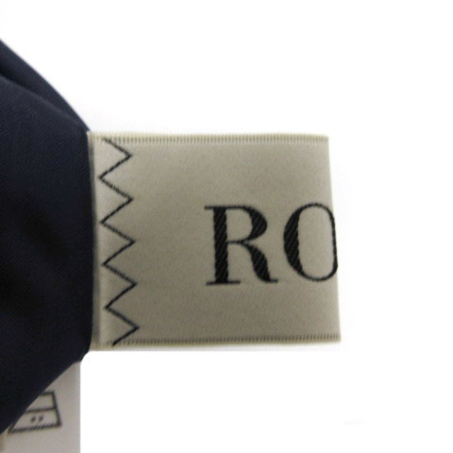 ROPE’(ロペ)のロペ ROPE スカート フレア ミディ丈 ウエストゴム ネイビー 紺 40 レディースのスカート(ひざ丈スカート)の商品写真