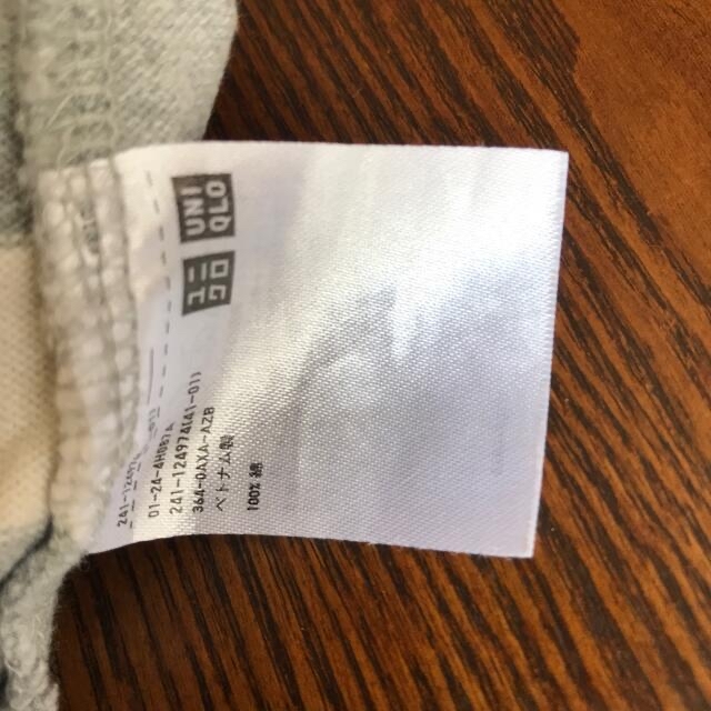 UNIQLO(ユニクロ)のユニクロ/ボーダーカットソー(L) レディースのトップス(カットソー(長袖/七分))の商品写真