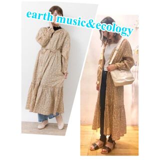 アースミュージックアンドエコロジー(earth music & ecology)の＊新品未使用♪earth music&ecology ドビーワンピース＊(ロングワンピース/マキシワンピース)