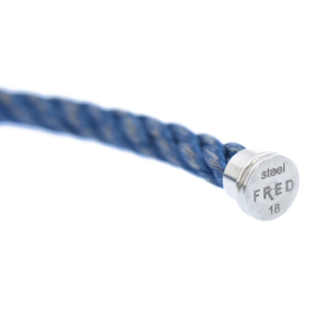 FRED(フレッド)のFRED フレッド ケーブルデザイン ラージ ブレスレット ブルー メンズのアクセサリー(ブレスレット)の商品写真