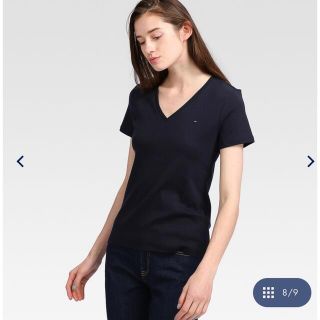 トミーヒルフィガー(TOMMY HILFIGER)の【新品】TOMMY HILFIGER：ベーシックＶネックＴシャツ(Tシャツ(半袖/袖なし))