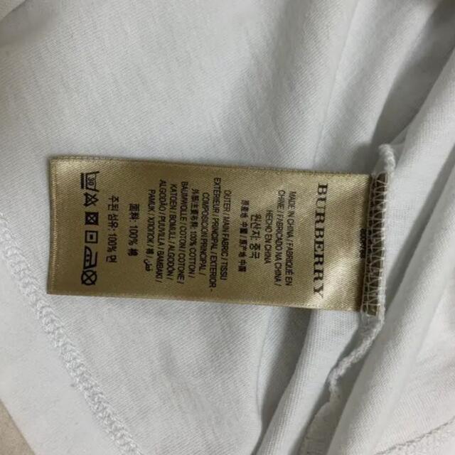 BURBERRY(バーバリー)のBurberry(バーバリー) 刺繍ロゴTシャツ レディースのトップス(Tシャツ(半袖/袖なし))の商品写真