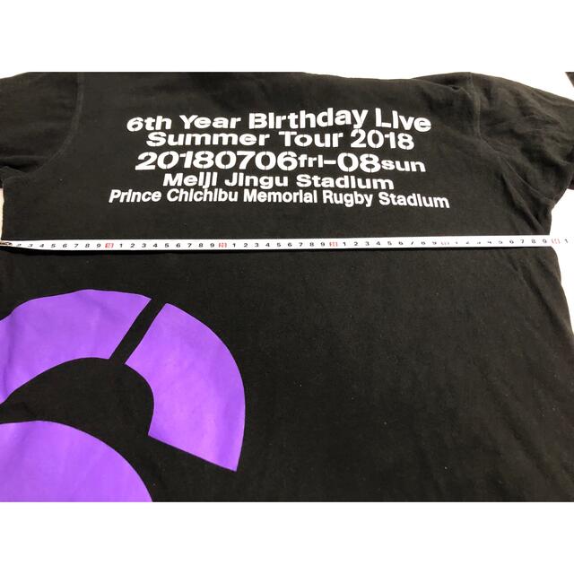 乃木坂46(ノギザカフォーティーシックス)のL 乃木坂46 6周年コンサート　Tシャツ　黒 エンタメ/ホビーのタレントグッズ(アイドルグッズ)の商品写真