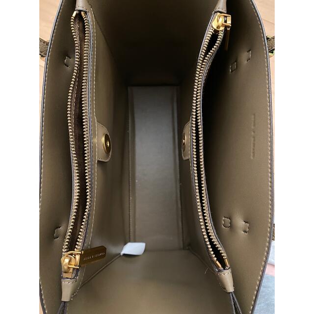 Charles and Keith - クラシックダブルハンドル トートバッグの通販 by