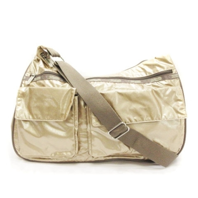 LeSportsac(レスポートサック)のレスポートサック ショルダーバッグ ナイロン PUコーティング ゴールド系 鞄 レディースのバッグ(ショルダーバッグ)の商品写真