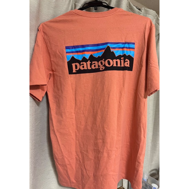 patagonia(パタゴニア)のパタゴニア　半袖　オレンジ レディースのトップス(Tシャツ(半袖/袖なし))の商品写真