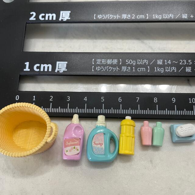 ランドリー　セット　洗剤　ミニチュア　石鹸 ハンドメイドのおもちゃ(ミニチュア)の商品写真