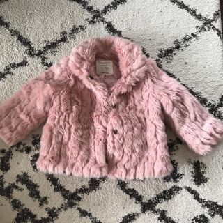 ザラキッズ(ZARA KIDS)のファーコート アウター ZARA baby 86cm(ジャケット/コート)