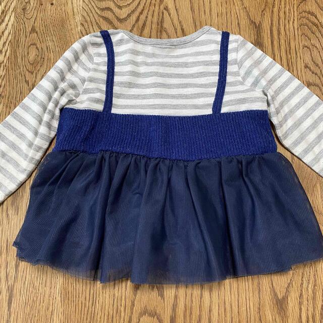 90＊トップス キッズ/ベビー/マタニティのキッズ服女の子用(90cm~)(Tシャツ/カットソー)の商品写真