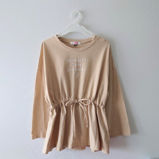 PINK-latte(ピンクラテ)のピンクラテ　ロンT　140　No.46 キッズ/ベビー/マタニティのキッズ服女の子用(90cm~)(Tシャツ/カットソー)の商品写真