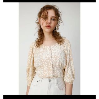 MOUSSY フラワープリントブラウス新品未使用