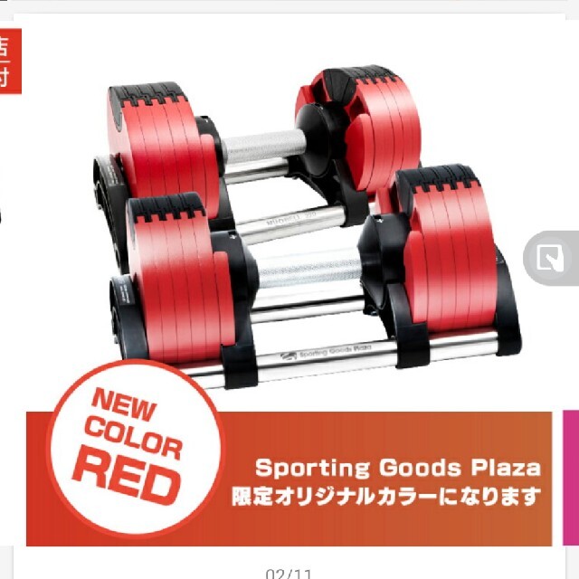 FLEXBELL 20kg×2 限定色Redトレーニング用品