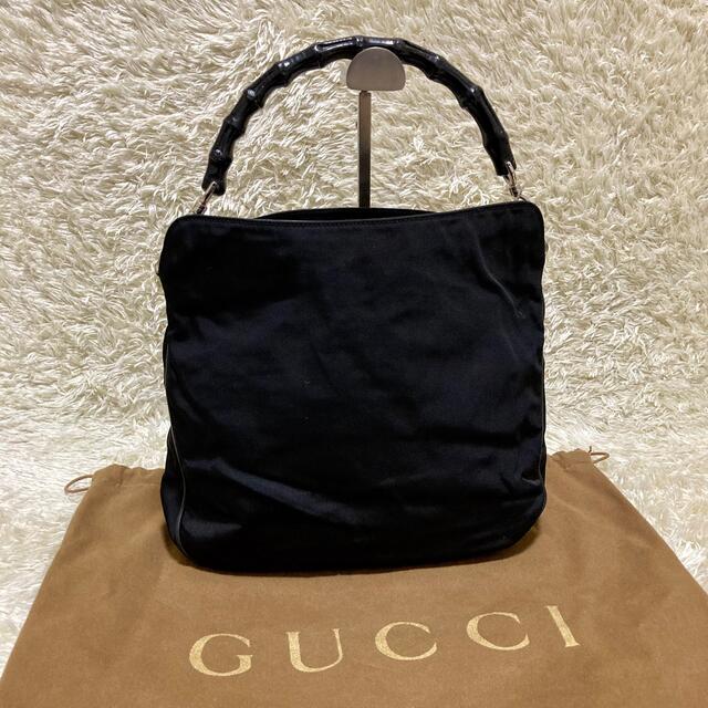 Gucci - 美品✨オールドグッチ 2way ショルダーバッグ バンブー