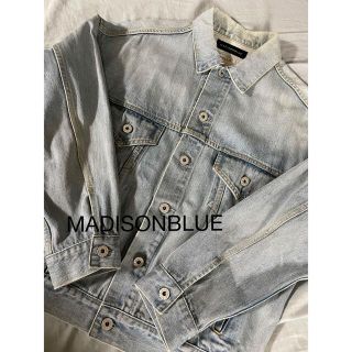 アパルトモンドゥーズィエムクラス(L'Appartement DEUXIEME CLASSE)の専用　MADISON BLUE ヴィンテージウォッシュ ビッグデニムジャケット (Gジャン/デニムジャケット)