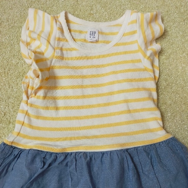 GAP Kids(ギャップキッズ)の【GAP kids】ノースリーブワンピース 110-120 キッズ/ベビー/マタニティのキッズ服女の子用(90cm~)(ワンピース)の商品写真