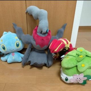 4匹 ポケモンぬいぐるみ 伝説・幻まとめ売り(キャラクターグッズ)