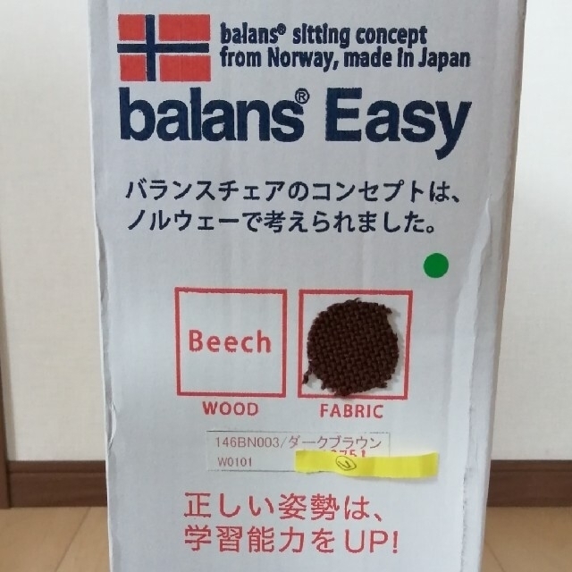 カバー付　正規品　バランスチェア　バランスイージー 6