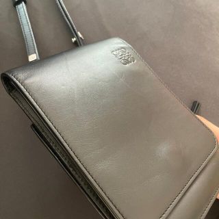 【はやきち様専用】LOEWE ブラック ガセット フラット クロス