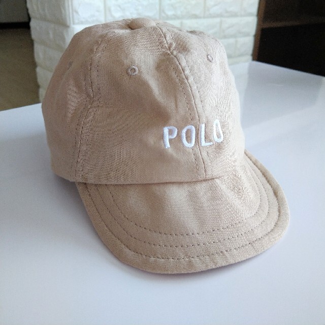 POLO　ポロ　ベビー　キャップ　48　50 センチ キッズ/ベビー/マタニティのこども用ファッション小物(帽子)の商品写真