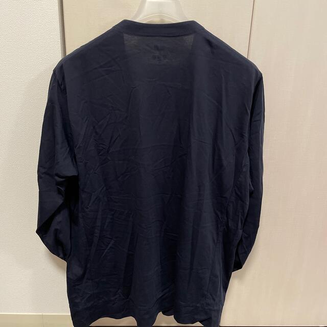 UNIQLO(ユニクロ)のユニクロ エアリズムUVカットカーディガン（長袖）サイズXL ネイビーカラー メンズのトップス(カーディガン)の商品写真