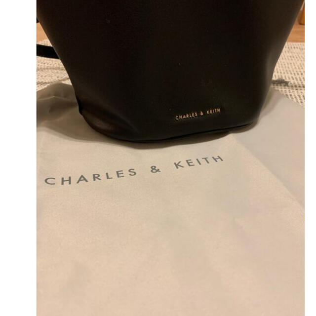 Charles and Keith(チャールズアンドキース)のプリーテッドハンドル バケツバッグ　チャールズアンドキース レディースのバッグ(ショルダーバッグ)の商品写真