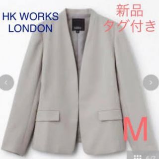 しまむら - ノーカラージャケット HK WORKS LONDONの通販｜ラクマ