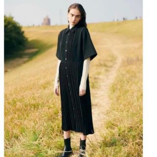 ルシェルブルー(LE CIEL BLEU)のルシェルブルー Pleated Shirt Dress プリーツワンピース(ロングワンピース/マキシワンピース)