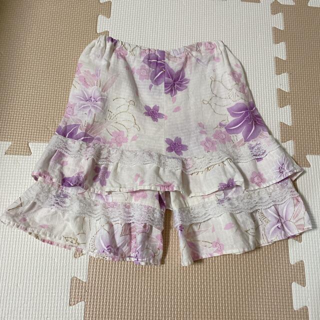 甚平　サイズ100 キッズ/ベビー/マタニティのキッズ服女の子用(90cm~)(甚平/浴衣)の商品写真