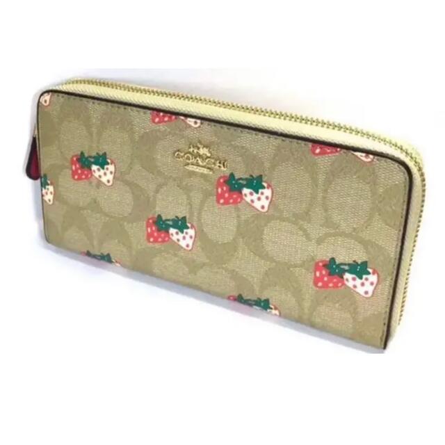 パソコン ⭐︎新品未使用⭐︎正規品 コーチ COACH 長財布/イチゴ
