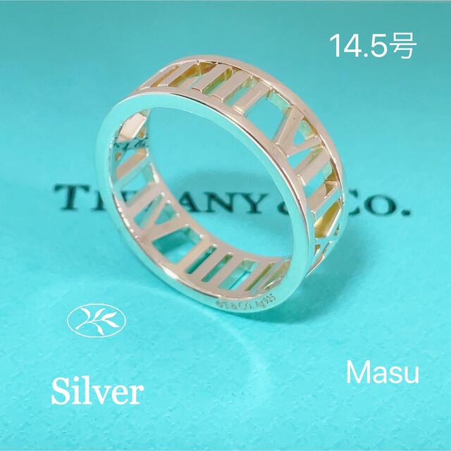 美品TIFFANY&Co. ティファニーオープンアトラスリング 新発売 11725円