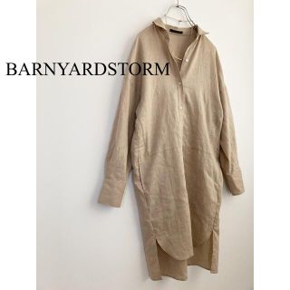 バンヤードストーム(BARNYARDSTORM)の★バンヤードストーム★リネンロングシャツ ワンピース(シャツ/ブラウス(長袖/七分))