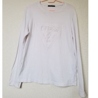 ゲス(GUESS)のGUESS　ロンT　白(Tシャツ/カットソー(七分/長袖))