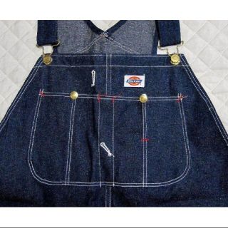 ディッキーズ(Dickies)のVTG.ディッキーズ ・80's.白タグ・MADE IN U.S.A ・新品(サロペット/オーバーオール)