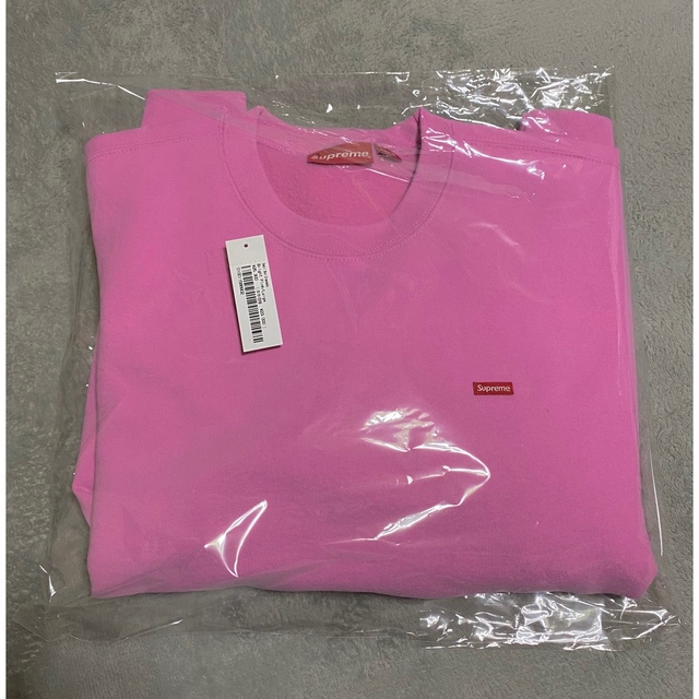 22SS Supreme Small Box Crewneck ピンク Lサイズ