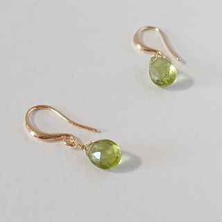 sale(ハンドメイド) ペリドットのピアス(ピアス)