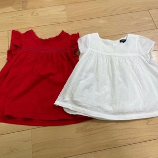 ベビーギャップ(babyGAP)のbaby GAP チュニック　80  2点セット(シャツ/カットソー)