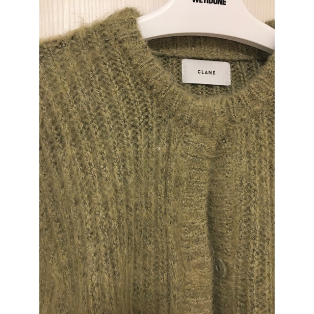 サイズ⅒ CLANE COLOR MOHAIR SHAGGY CARDIGANの通販 by Lunana's shop ...